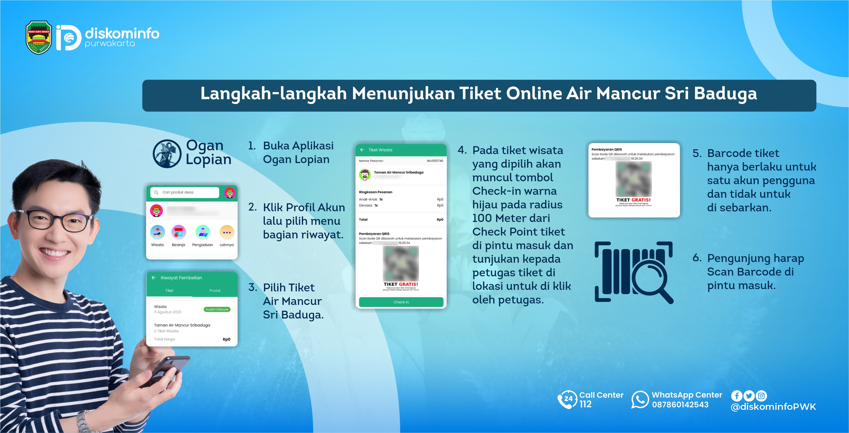 Cara Menggunakan Tiket Online
